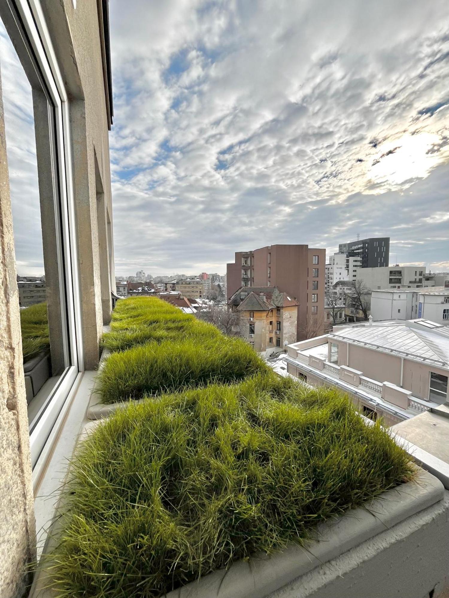 Terrace View Downtown Studio Bukarest Exterior foto