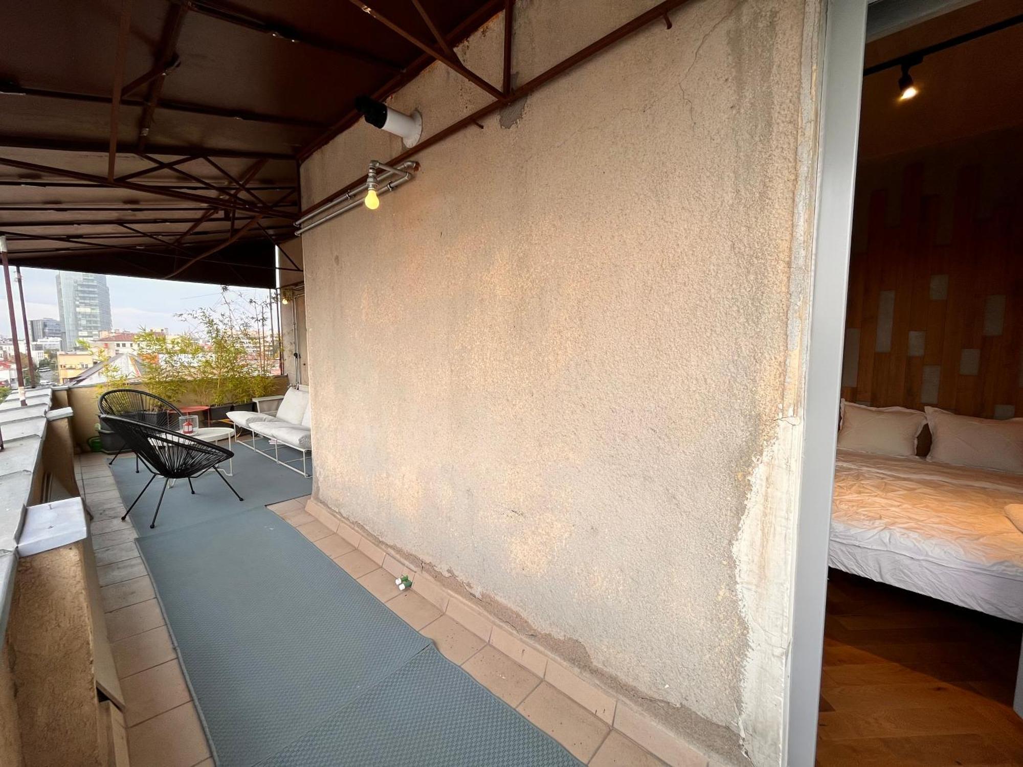 Terrace View Downtown Studio Bukarest Exterior foto