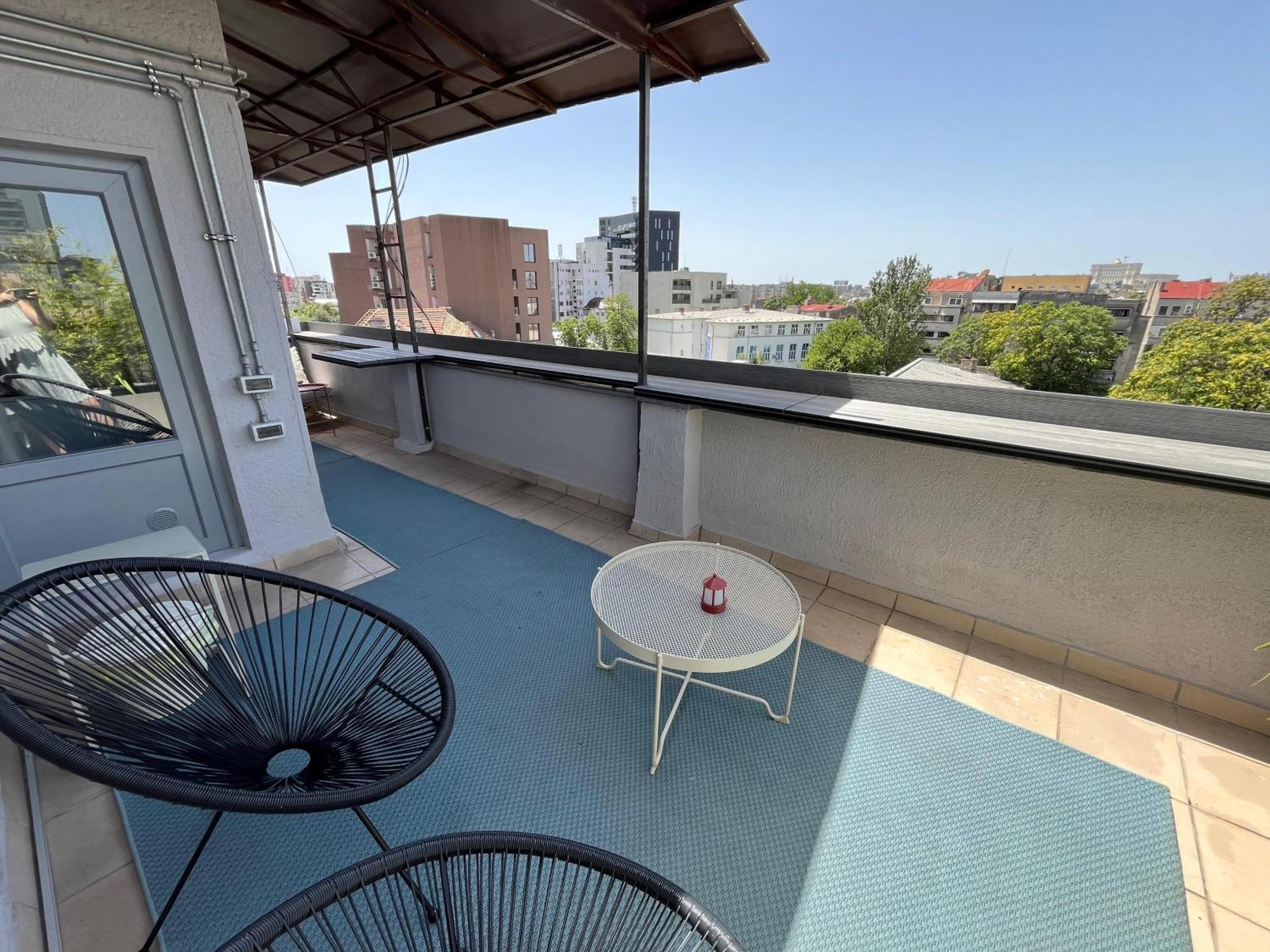 Terrace View Downtown Studio Bukarest Exterior foto