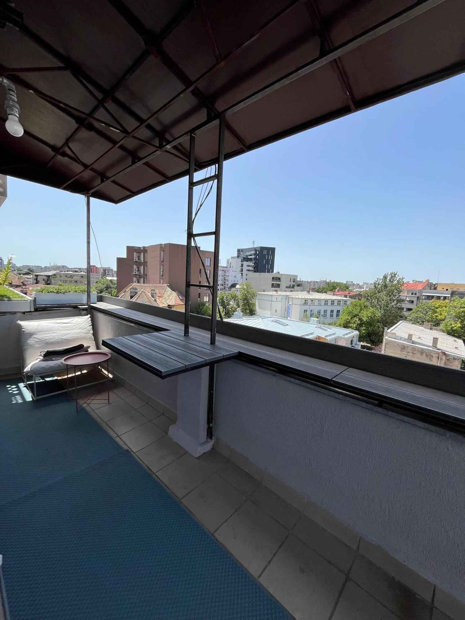Terrace View Downtown Studio Bukarest Exterior foto